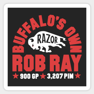 Razor Black & Red Sticker